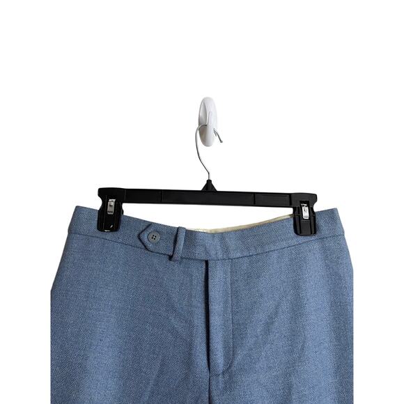 Ralph Lauren Black Label  100% Wool Trouser Pants Blue Womans 8 - Picture 6 of 12